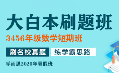 【合集完结】学而思大白本-3,4,5,6年级数学短期班暑假数学大白本刷题班(暑假)MP4视频PDF讲义网盘下载